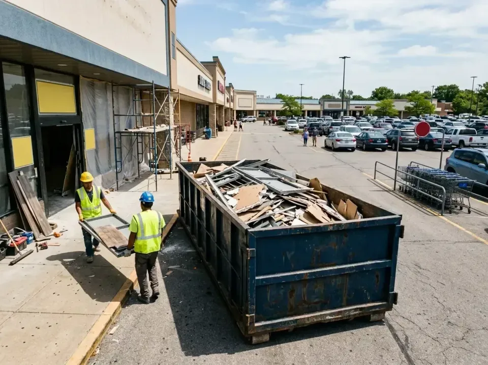 retail-store-renovation-debris-003 — frequently asked questions, Roll-off Dumpster Rentals in Double Oak, TX